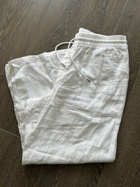 Athleta Retreat Linen Wide Leg Pant